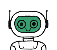 Artificial Intelligence Robot Sticker by KI-Campus