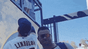 Manny Pina Kiss GIF by Milwaukee Brewers
