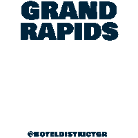 Grand Rapids Michigan Sticker by hoteldistrictgr