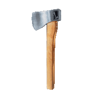 Ace Of Spades Hatchet Sticker by Bad Axe Throwing