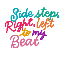 Dance Lettering Sticker