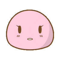 mochimii happy fun cute food Sticker