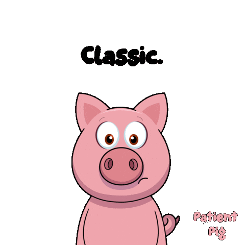 Pig Eye Roll Sticker by VeeFriends