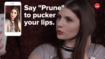 Selfie Pucker Up GIF by BuzzFeed