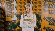Womens Basketball Bison GIF by NDSU Athletics