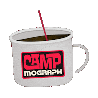 Camp Sticker by Mograph