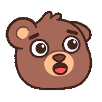 No Way Wow Sticker by BEARISH