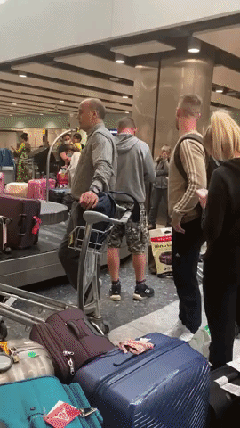 Passenger Luggage Piles Up in Heathrow Airport Amid Ongoing Delays