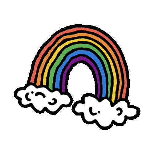 Rainbow Gay Sticker by WONGDOODY