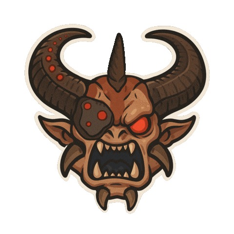 The Dark Ages Doom Sticker