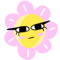 Flower Ignores Sticker