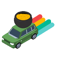 Driving Saint Patricks Sticker by Carvana