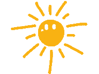 capriciouslyyy happy sun yellow sunshine Sticker