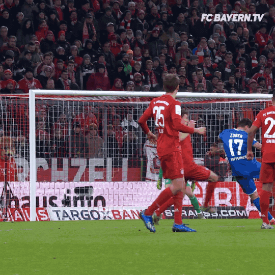 Jumping Champions League GIF by FC Bayern Munich