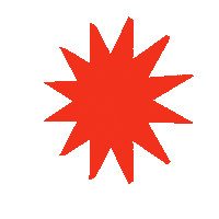 bgorsky red sun spin spinning Sticker