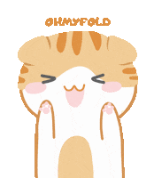 Cats Kiyowo Sticker by OH MY FOLD!
