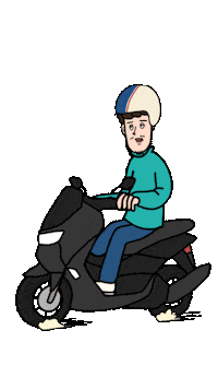 Bike ヘルメット Sticker by Sheryu39