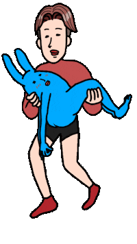 Run 走る Sticker by Sheryu39