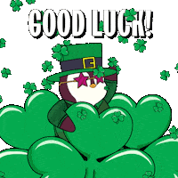 Best Of Luck Sticker by Pudgy Penguins