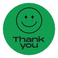 Happy Thanks Sticker by Glowinc Potion