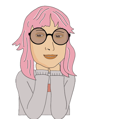 TAFDIGEST giphyupload wow impressed pinkhair Sticker