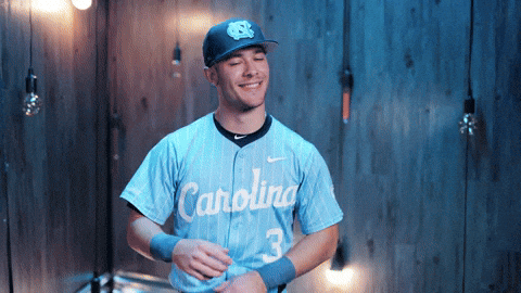 University Of North Carolina Baseball GIF by UNC Tar Heels