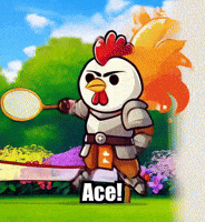 Ace Badminton GIF by Zorooster