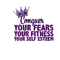 Glitter Conquer Sticker by Queens of Pole Fitness & Dance