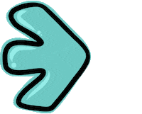 Arrow Point Sticker by Taco Bell
