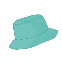 BRP-Brasil vida praia viva chapeu Sticker