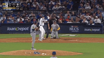 Home Run Dodgers GIF