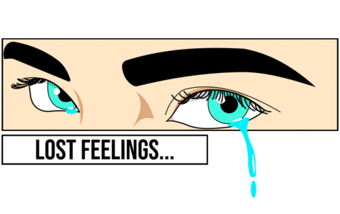 Sad Pop Art Sticker