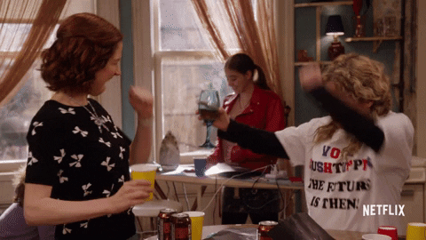 happy kimmy schmidt GIF by Unbreakable Kimmy Schmidt
