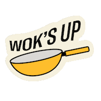 Food Wok Sticker by Yóu Yóu
