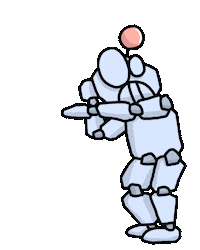 Dance Robot Sticker by yu-san