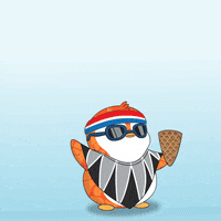 Ice Cream Summer GIF by Pudgy Penguins