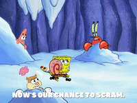season 8 frozen face-off GIF by SpongeBob SquarePants