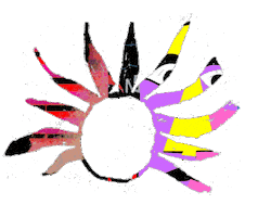 Art Summer Sticker by Ladypat