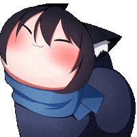 Kokuyoku_Hyolan love anime dog wolf Sticker