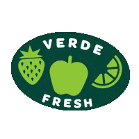 Sticker Orange Sticker by Verde Fresh Salads + Wraps