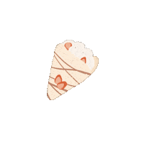 danidoodles_png dessert bread crepe bread boi Sticker