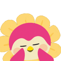 Flower Penguin Sticker by Finch Care