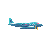 Plane Airplane Sticker by Rage Festival