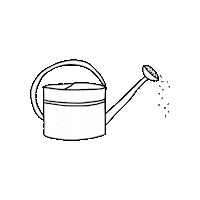 Garten Watering Can Sticker by scholzydesign