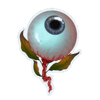 Happy Blue Eyes Sticker by Cleo Giedz