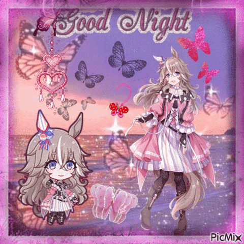 Good Night Butterfly GIF