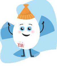 Snow Day Fun Sticker by Eggland's Best Eggs