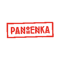 Panienka happy logo illustration design Sticker