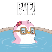 Im Out Bye Bye Sticker by Pudgy Penguins