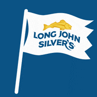 LongJohnSilvers flag waving flag long john silvers longjohnsilvers GIF